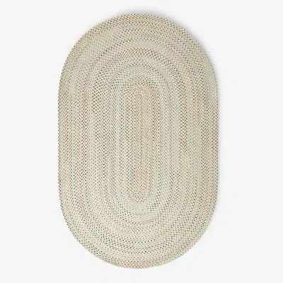The Company Store Dramatic Static Reversible Braided Rug In Blue
