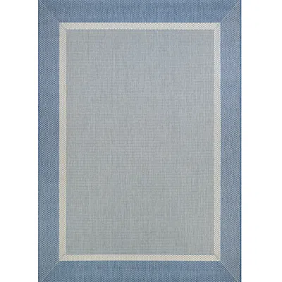 The Company Store Eastam Flatwoven Indoor/outdoor Rug In Blue