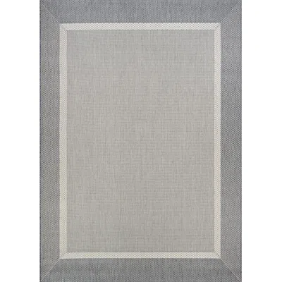 The Company Store Eastam Flatwoven Indoor/outdoor Rug In Gray