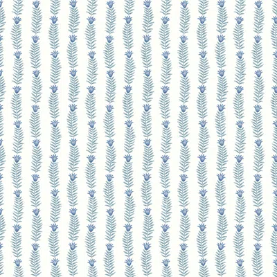 The Company Store Eden Traditional Wallpaper In Light Blue