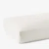 The Company Store Egyptian Cotton Premium Smooth Sateen Fitted Bed Sheet In White