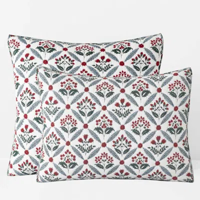 The Company Store Elderberry Reversible Quilted Sham In Multi