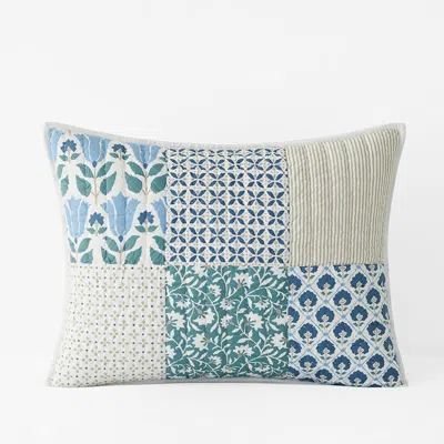 The Company Store Ellary Patchwork Quilted Sham In Multi