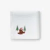 The Company Store Embroidered Novelty Napkins, Set Of 4 In Multi