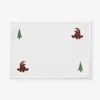 The Company Store Embroidered Novelty Placemats, Set Of 4 In Multi