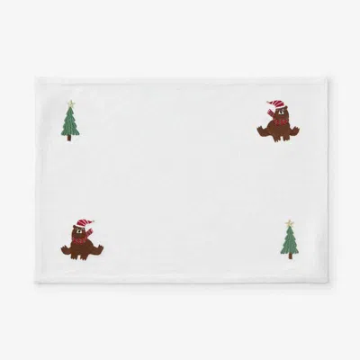The Company Store Embroidered Novelty Placemats, Set Of 4 In Multi