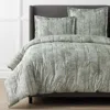 The Company Store Enchanted Trees Premium Smooth Wrinkle-free Sateen Comforter In Green