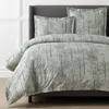 The Company Store Enchanted Trees Premium Smooth Wrinkle-free Sateen Duvet Cover In Green