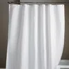 The Company Store Fabric Shower Curtain Liner In White