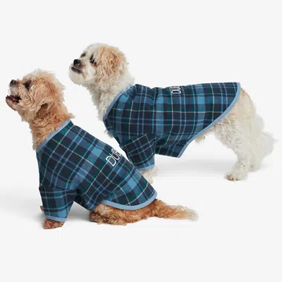 The Company Store Family Flannel Dog Pajamas In Blue Plaid