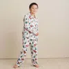 The Company Store Family Flannel Kid's Button-down Pajama Set In Multi