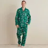The Company Store Family Flannel Men's Button-down Pajama Set In Multi