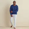 The Company Store Family Printed Peruvian Cotton Men's Pajama Set In Multi