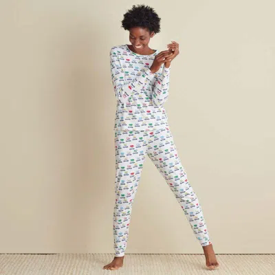The Company Store Family Printed Peruvian Cotton Women's Pajama Set In Multi