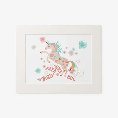 The Company Store Fancy Unicorns Wall Art In Pink