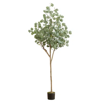 The Company Store Faux Eucalyptus Tree In Green