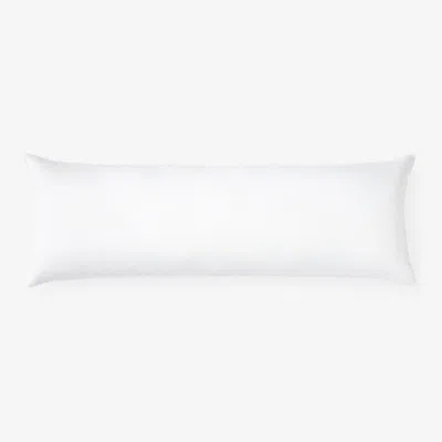 The Company Store Feather And Down Lumbar Pillow Insert In White