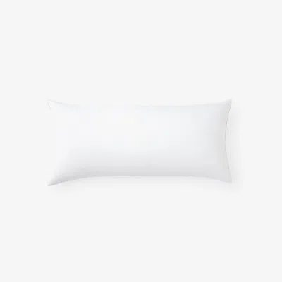 The Company Store Feather And Down Lumbar Pillow Insert In White