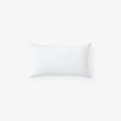 The Company Store Feather And Down Lumbar Pillow Insert In White