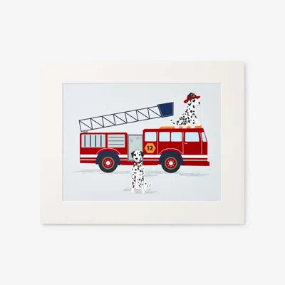The Company Store Fire Station Wall Art In Gray