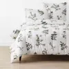 The Company Store Floral Berry Classic Smooth Sateen Comforter In White