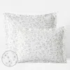 The Company Store Floral Bliss Garment Washed Cotton Percale Sham In White