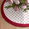 The Company Store Flower Holiday Reversible Tree Skirt In Multi