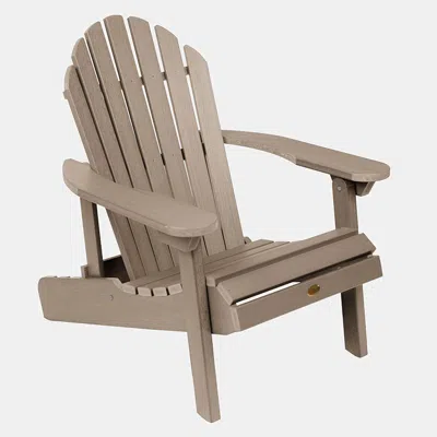 The Company Store Folding And Reclining Adirondack Chair In Brown