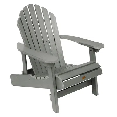 The Company Store Folding And Reclining Adirondack Chair In Gray