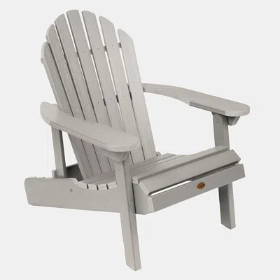 The Company Store Folding And Reclining Adirondack Chair In Gray