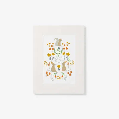 The Company Store Forest Animals Wall Art In Gray