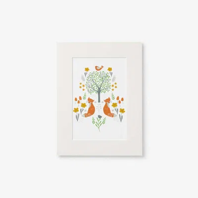 The Company Store Forest Animals Wall Art In Orange
