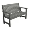 The Company Store Garden Bench In Gray