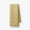 The Company Store Garden Floral Cotton Tea Towel In Yellow