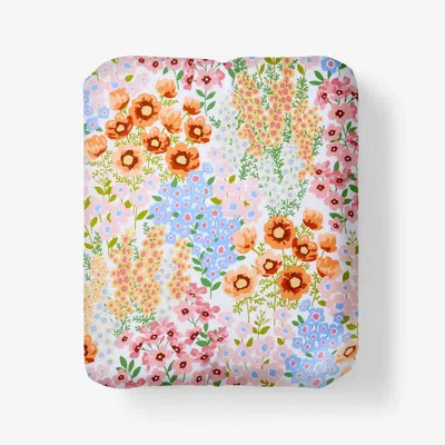 The Company Store Garden Jubilee Classic Cool Cotton Percale Fitted Bed Sheet