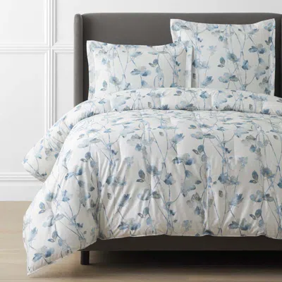 The Company Store Garden Leaf Premium Smooth Wrinkle-free Sateen Comforter In Multi