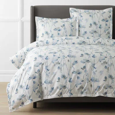 The Company Store Garden Leaf Premium Smooth Wrinkle-free Sateen Duvet Cover In Multi