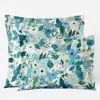 The Company Store Garden Party Classic Cool Cotton Percale Sham In Blue/green/teal