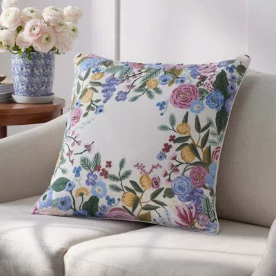 The Company Store Garden Party Decorative Square Pillow Cover In Multi