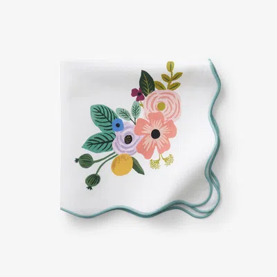 The Company Store Garden Party Napkins, Set Of 4 In Pink