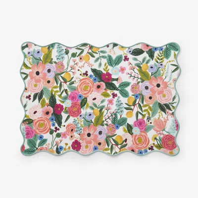 The Company Store Garden Party Placemats, Set Of 4 In Pink