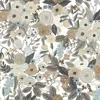 The Company Store Garden Party Removable Wallpaper In Beige/brown/gray