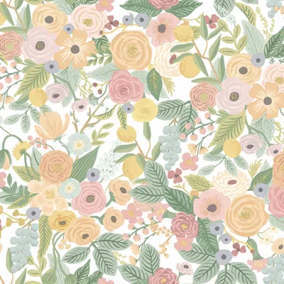 The Company Store Garden Party Removable Wallpaper In Multi