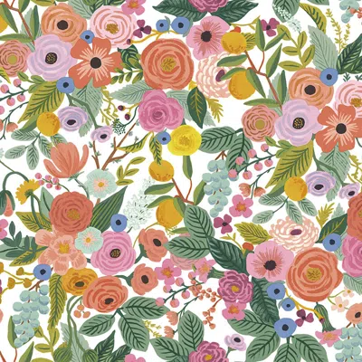 The Company Store Garden Party Removable Wallpaper In Multi