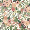 The Company Store Garden Party Traditional Wallpaper In Green/pink/red