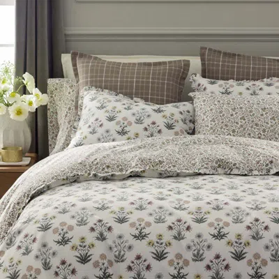 The Company Store Garden Patch Reversible Garment Washed Cotton Percale Comforter Set In Multi
