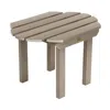 The Company Store Garden Side Table In Brown