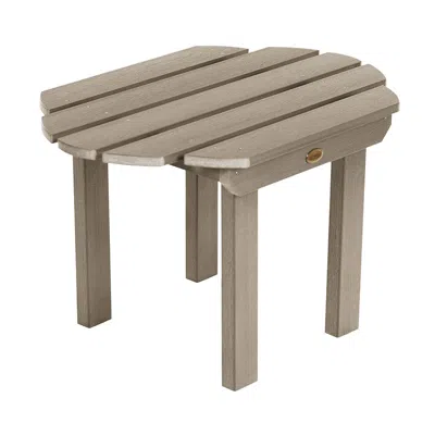 The Company Store Garden Side Table In Brown