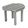 The Company Store Garden Side Table In Gray