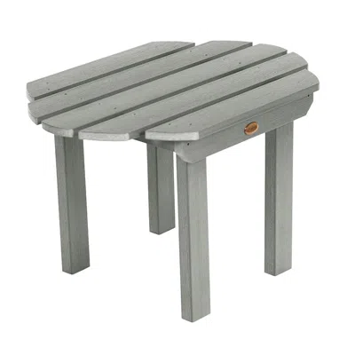 The Company Store Garden Side Table In Gray